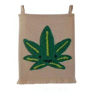 UO Mini Tufted Flag Textured Tapestry